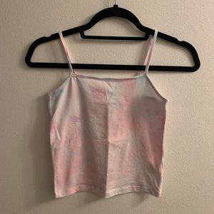 Tie-Dyed Wild Fable Crop Tank